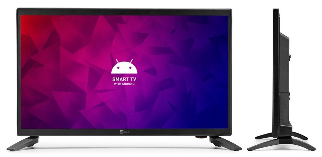 Telesystem Palco 19" Smart LX Slim 12/230V S2/T2 HD LED TV met Android 9  KPN Digitenne, M7 Fastscan. - Afbeelding 2
